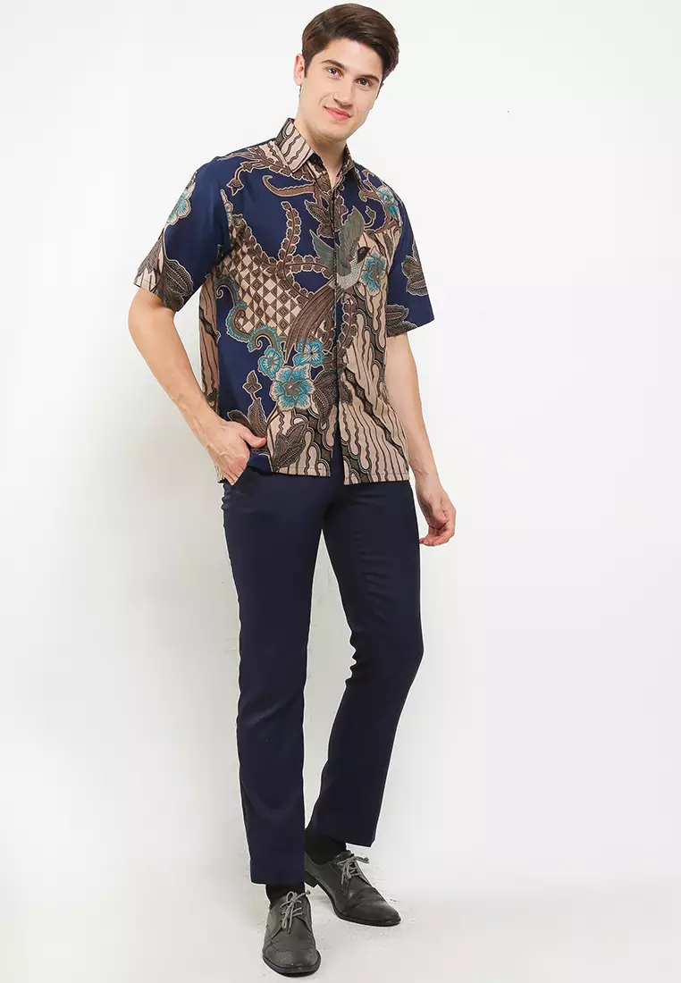 Ardana Kemeja Batik Premium Pria Casual Modern Lengan Pendek