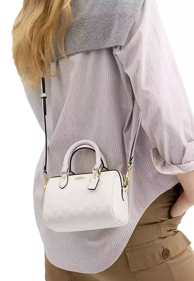Mini Rowan Crossbody Bag In Signature Canvas CW329