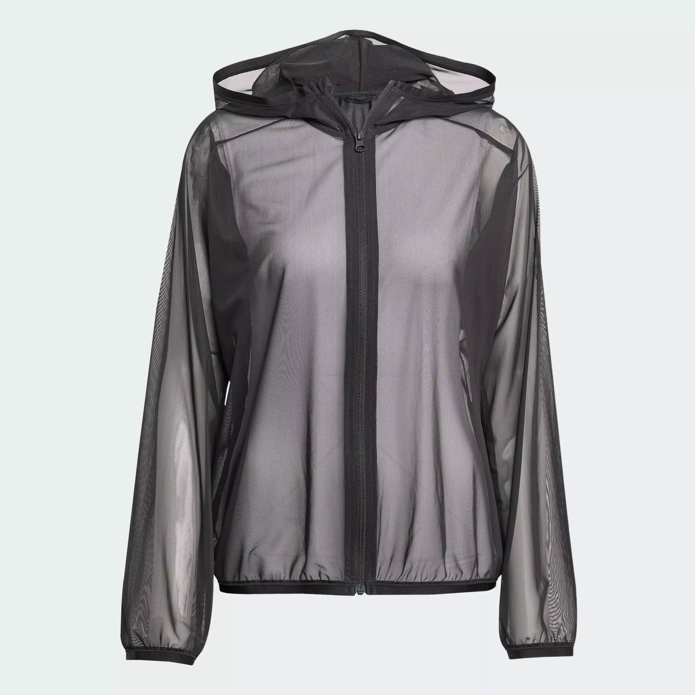 Lifestyle Soft Lux Mesh Full-Zip Hoodie Women Black JM3734