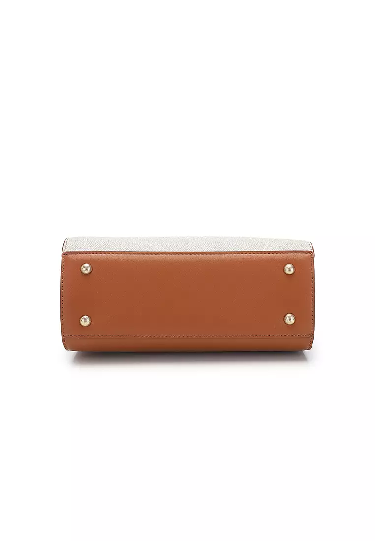 Women's Top Handle Bag / Sling Bag / Crossbody Bag / Shoulder Bag - Off White