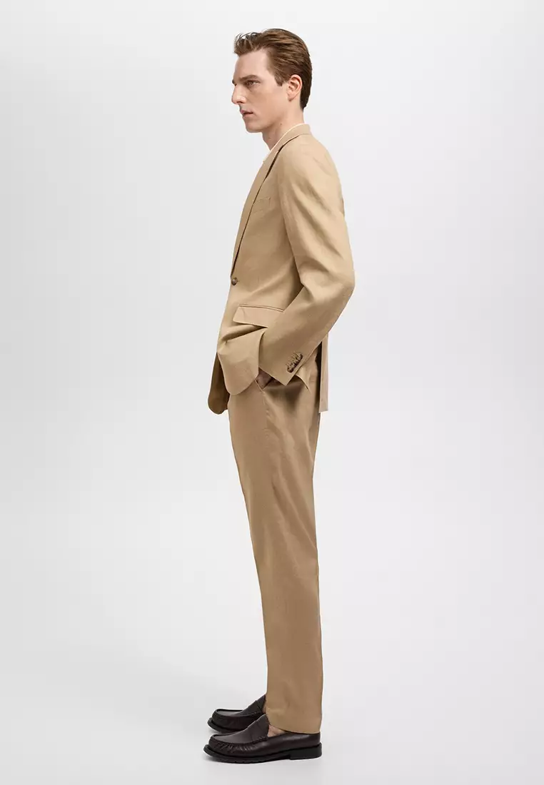Slim Fit Suit Pants