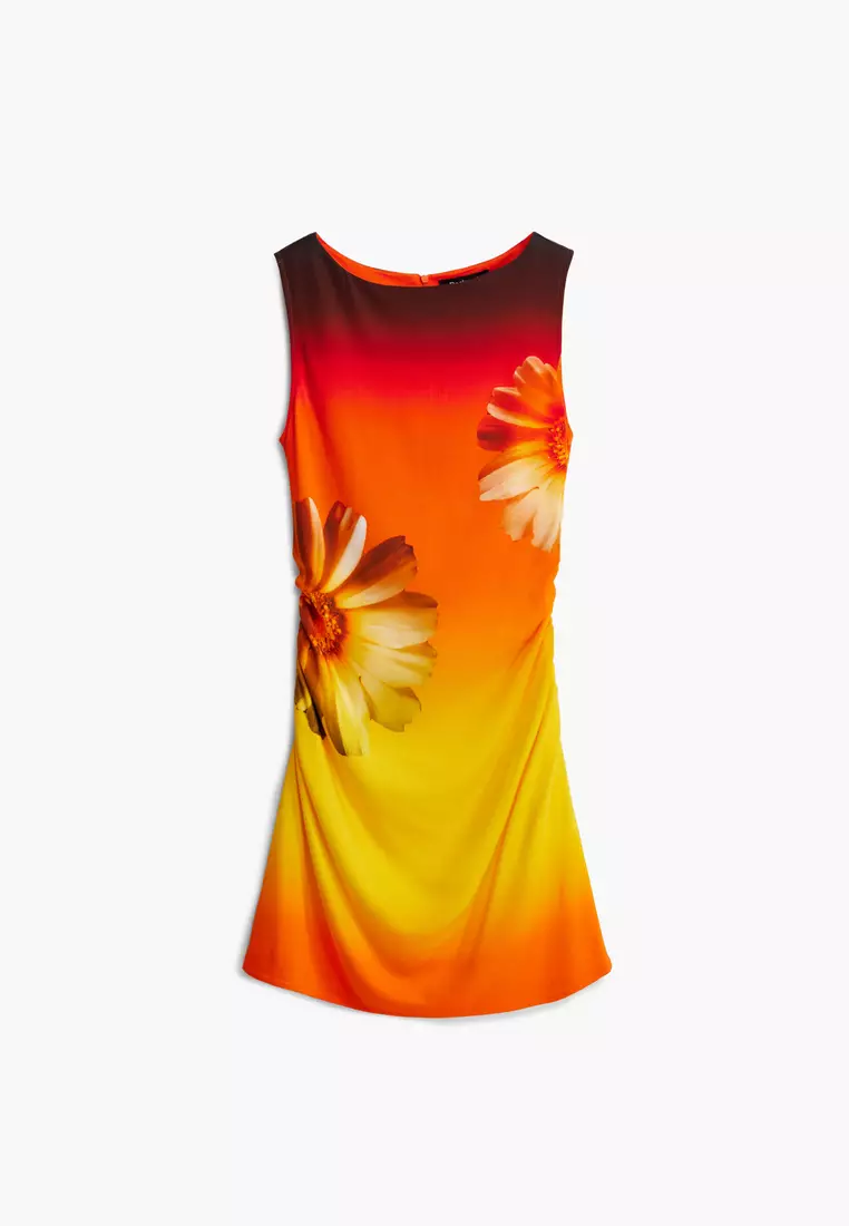 Ombre asymmetrical dress