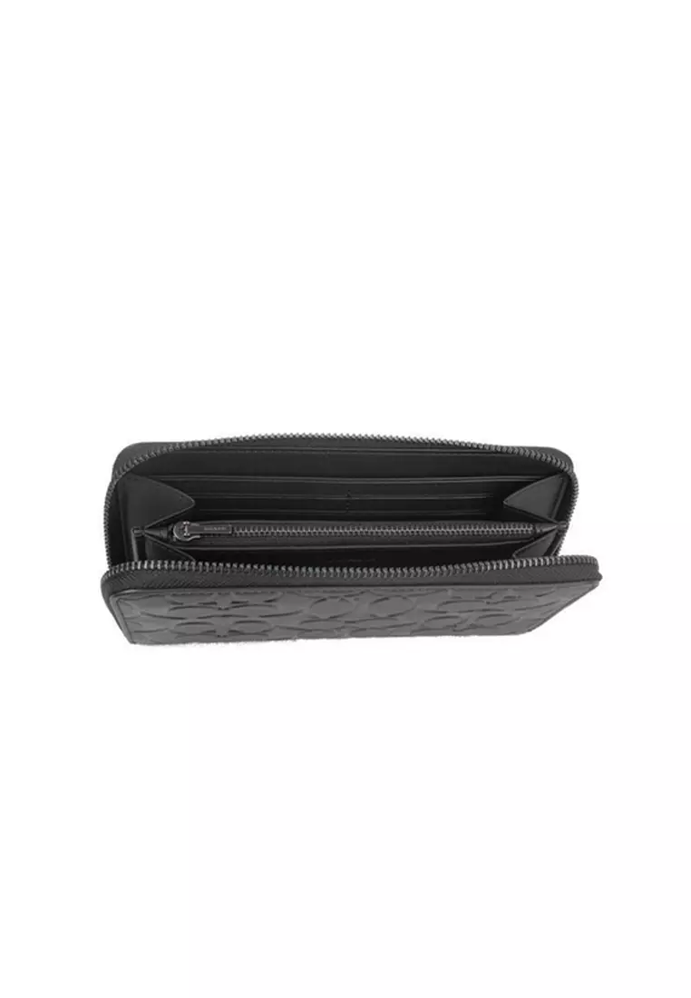 Buy Coach Men's Accordion Wallet In Signature Leather Black