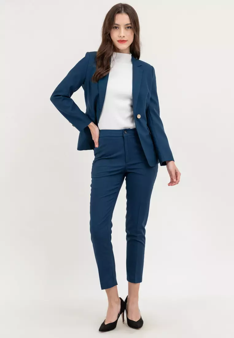Soft Structured Suit Blazer