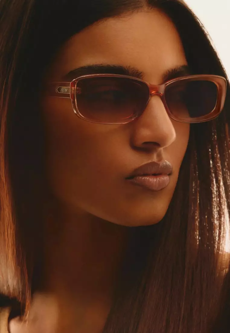 Vibe Check Sunglasses - Primrose/Sepia