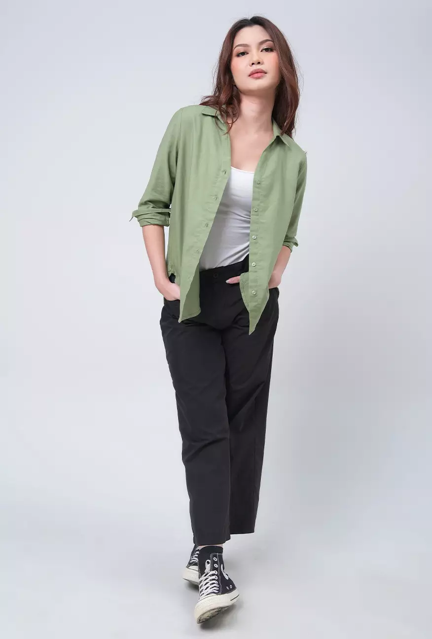 Kemeja Wanita Ninette Green