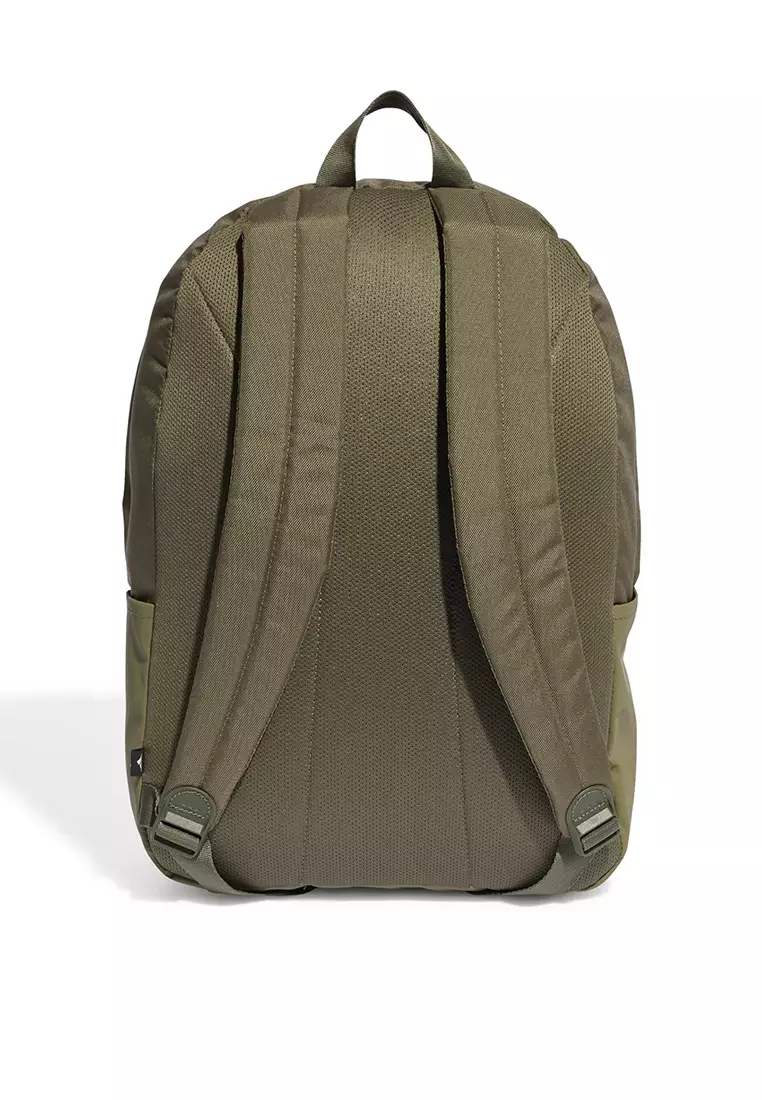 adidas Lifestyle Classic Back-to-School 3-Stripes Backpack Unisex Green IS7042
