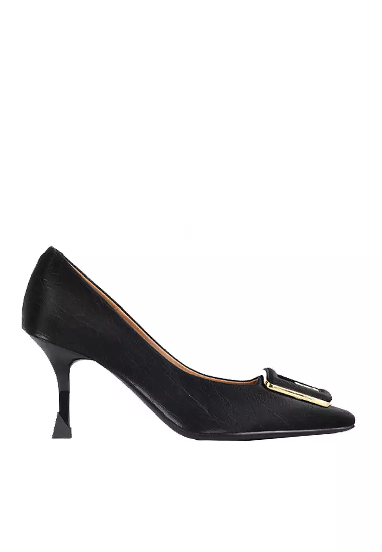 Discount on Twenty Eight Shoes  shoes - SKU: VANSA Fashion Metal Buckle High Heel Pumps VSW-H1618-19