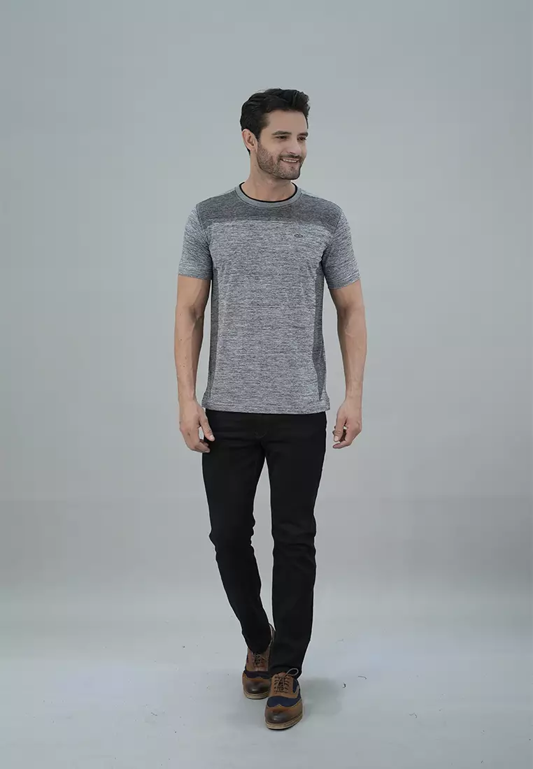 LGS - Kaos Olahraga Quick Dry - Slim Fit - Warna Variasi - Running - Tenis - Katun Nyaman