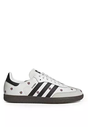 adidas gazelle silver green womens ADIDAS Sneakers SAMBA OG B75807 Men's Leather Black