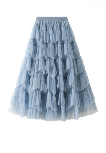 Twenty Eight Shoes Spring/Summer Puffy Tulle Mesh Tiered Skirt AF1219 7A039AAF07887EGS_1