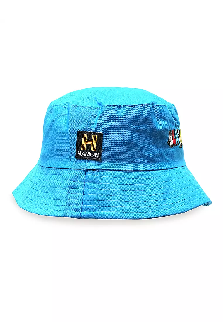 Zorke Bucket Hat Pria Casual Stylish Motive All Night Comfortable Material Drill ORIGINAL - Blue