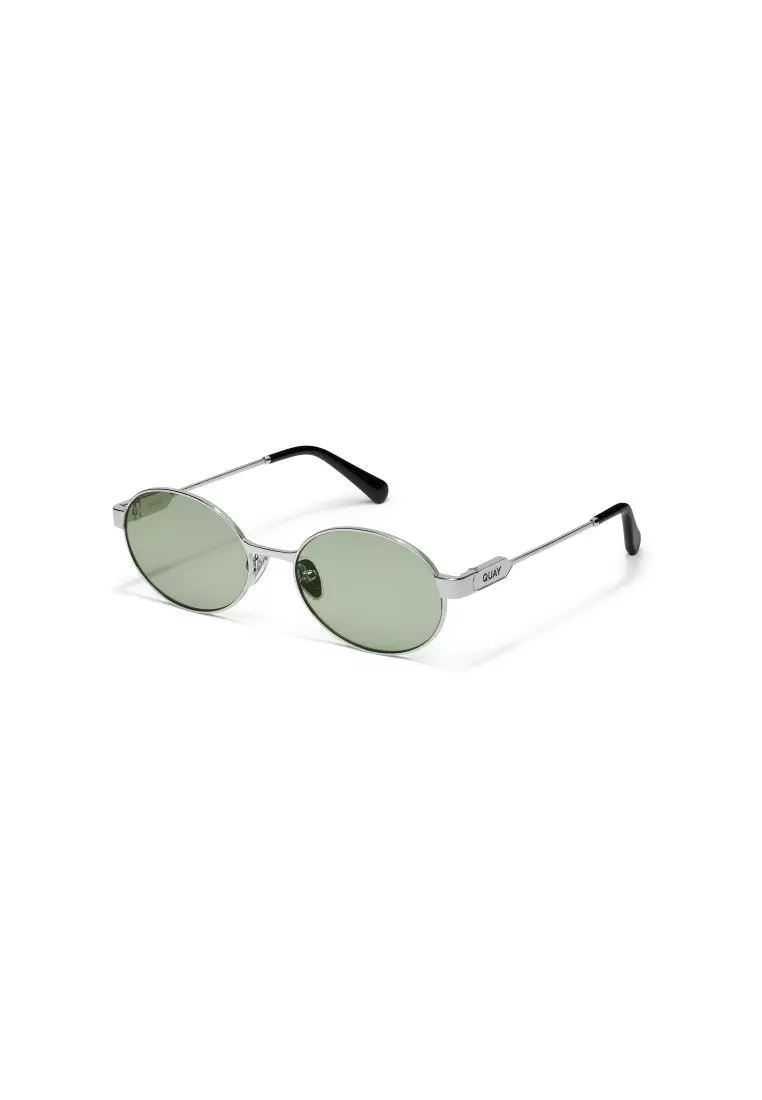 Anyways Sunglasses - Silver/Moss