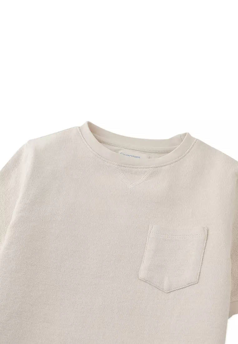 Scott French Terry Ringer Tee with Pocket