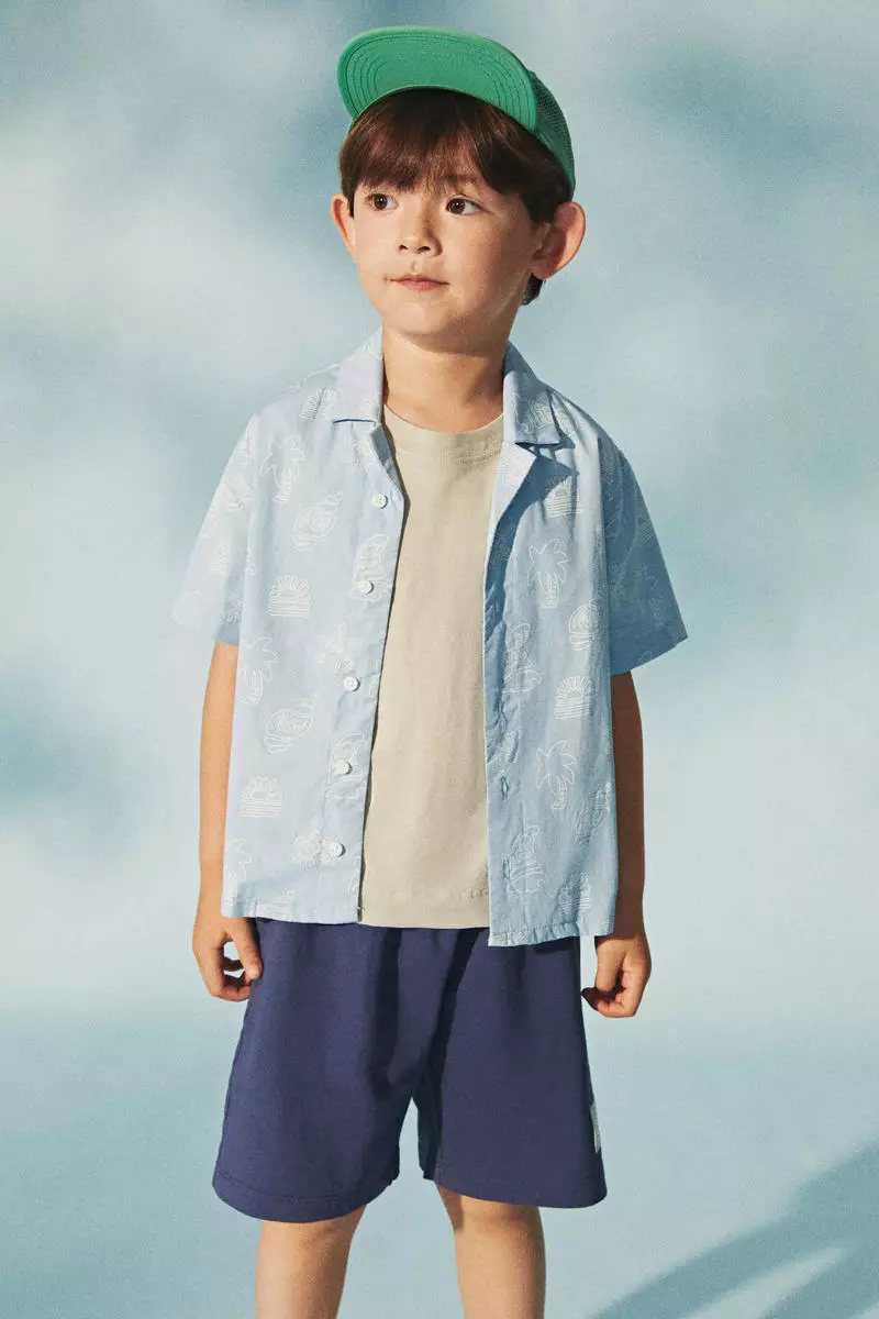 Buy H&M Printed cotton resort shirt 2025 Online ZALORA