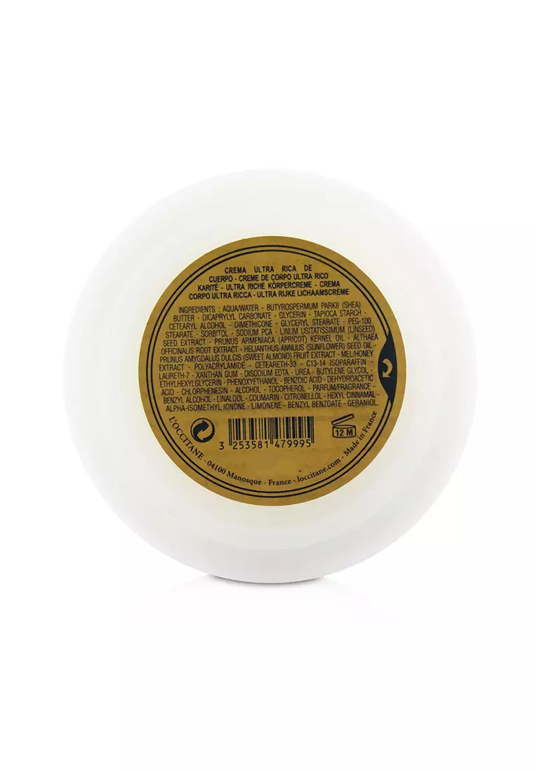 L'OCCITANE - Shea Butter Ultra Rich Body Cream 200ml/7oz