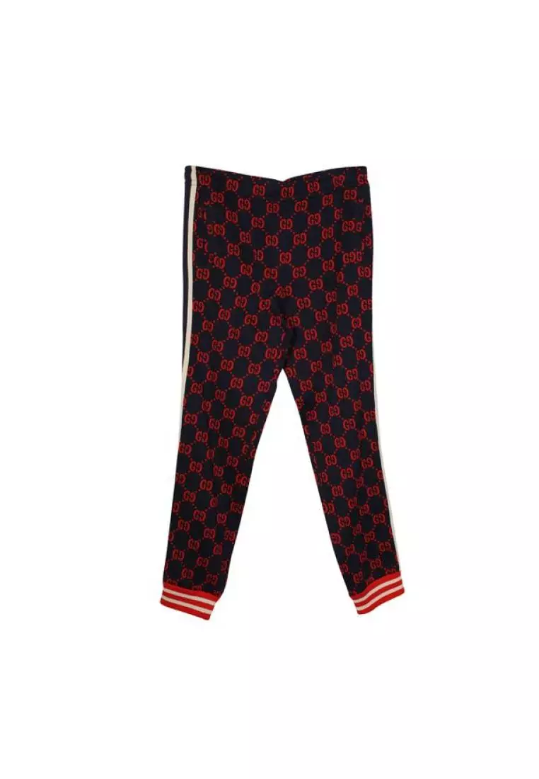 blue and red gucci tracksuit