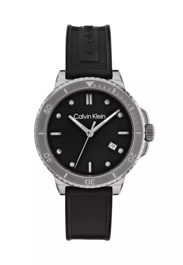 Calvin klein watches black on sale dial