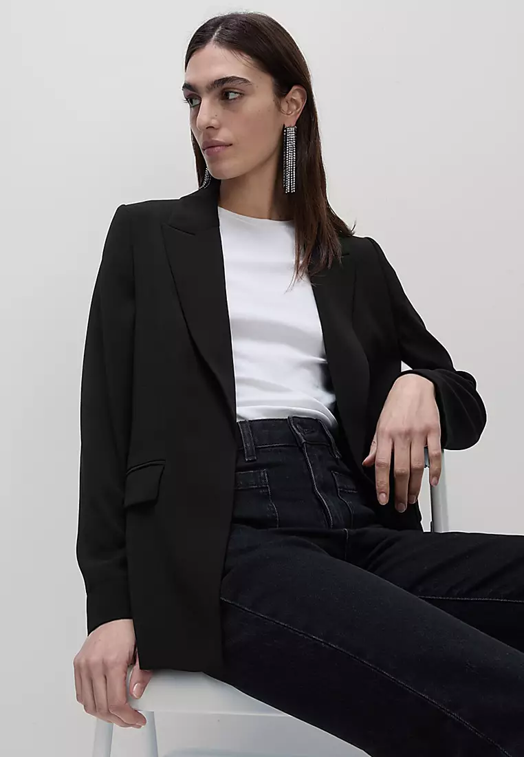 Relaxed Single Breasted Blazer