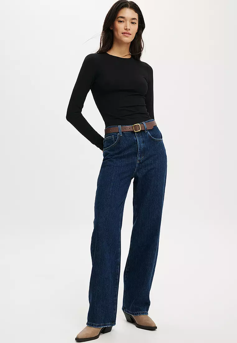 All Day Crew Long Sleeves Top