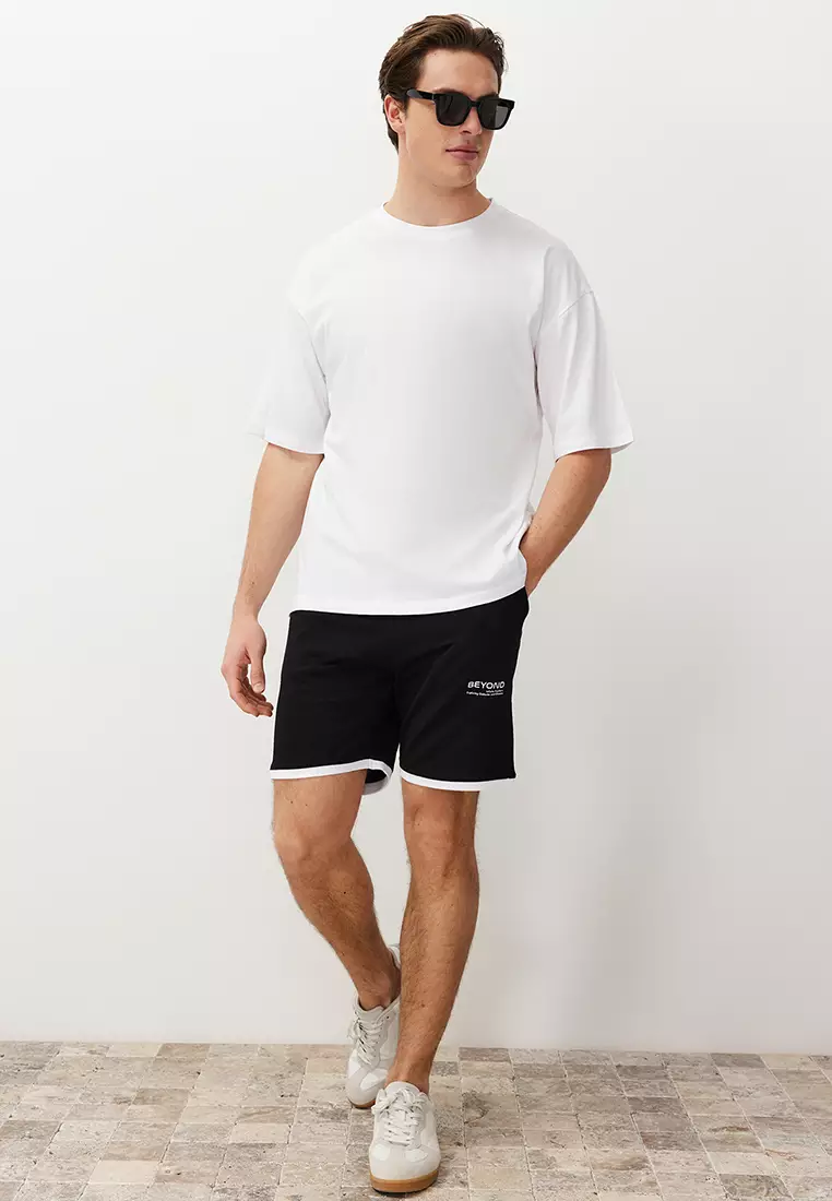 Oversized Crew Neck Printed T-Shirt