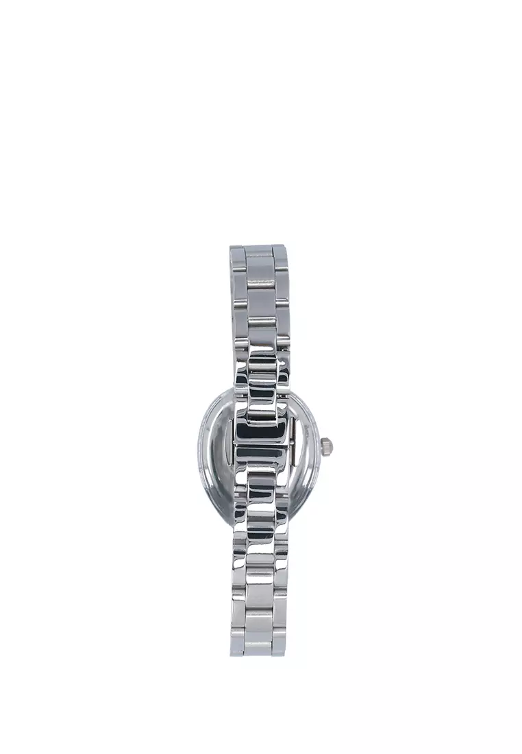Buy Carlo Rino Silver Aura Oval Timepiece 2026 Online | ZALORA Philippines