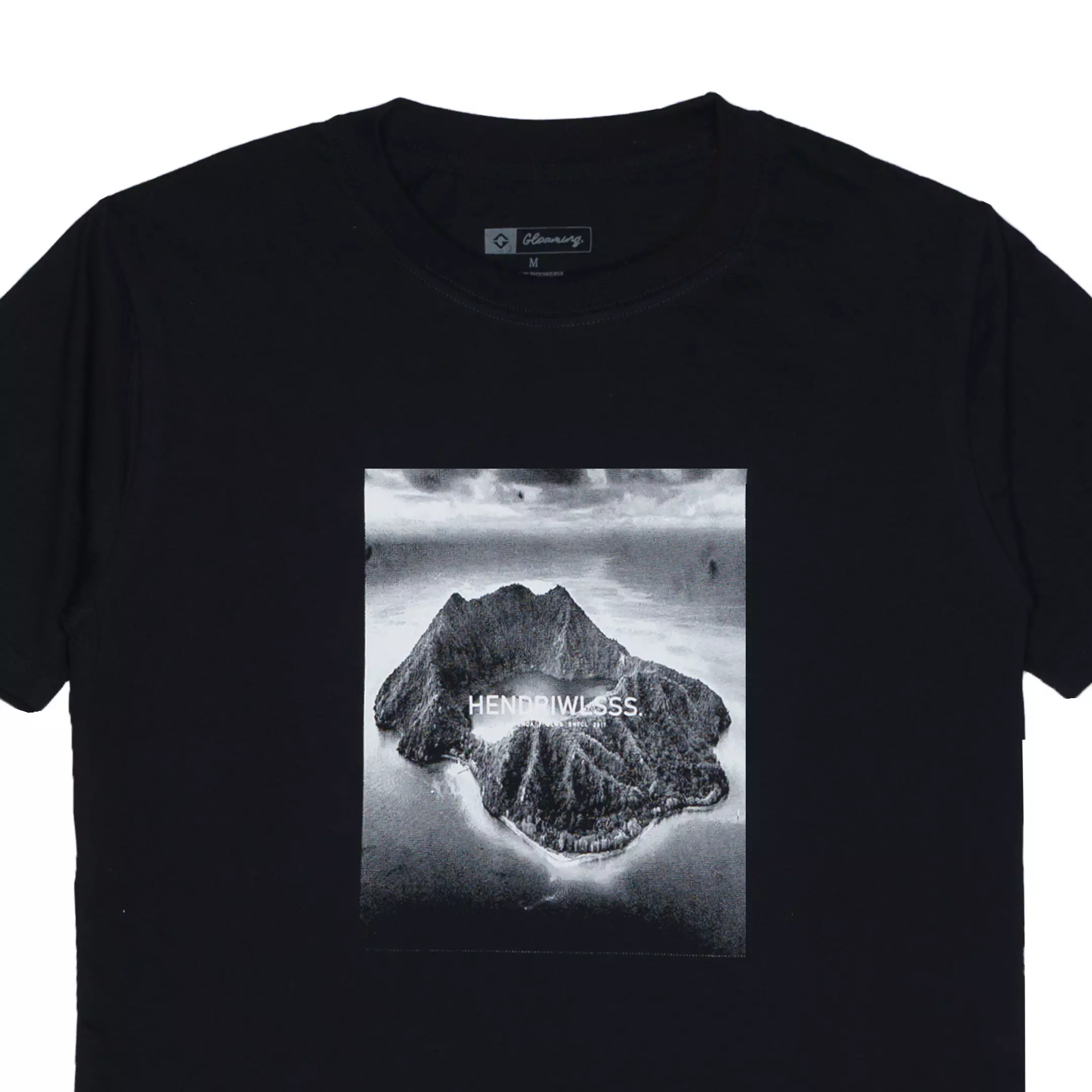 Kaos Design Serial Hendriwls Hitam Unisex