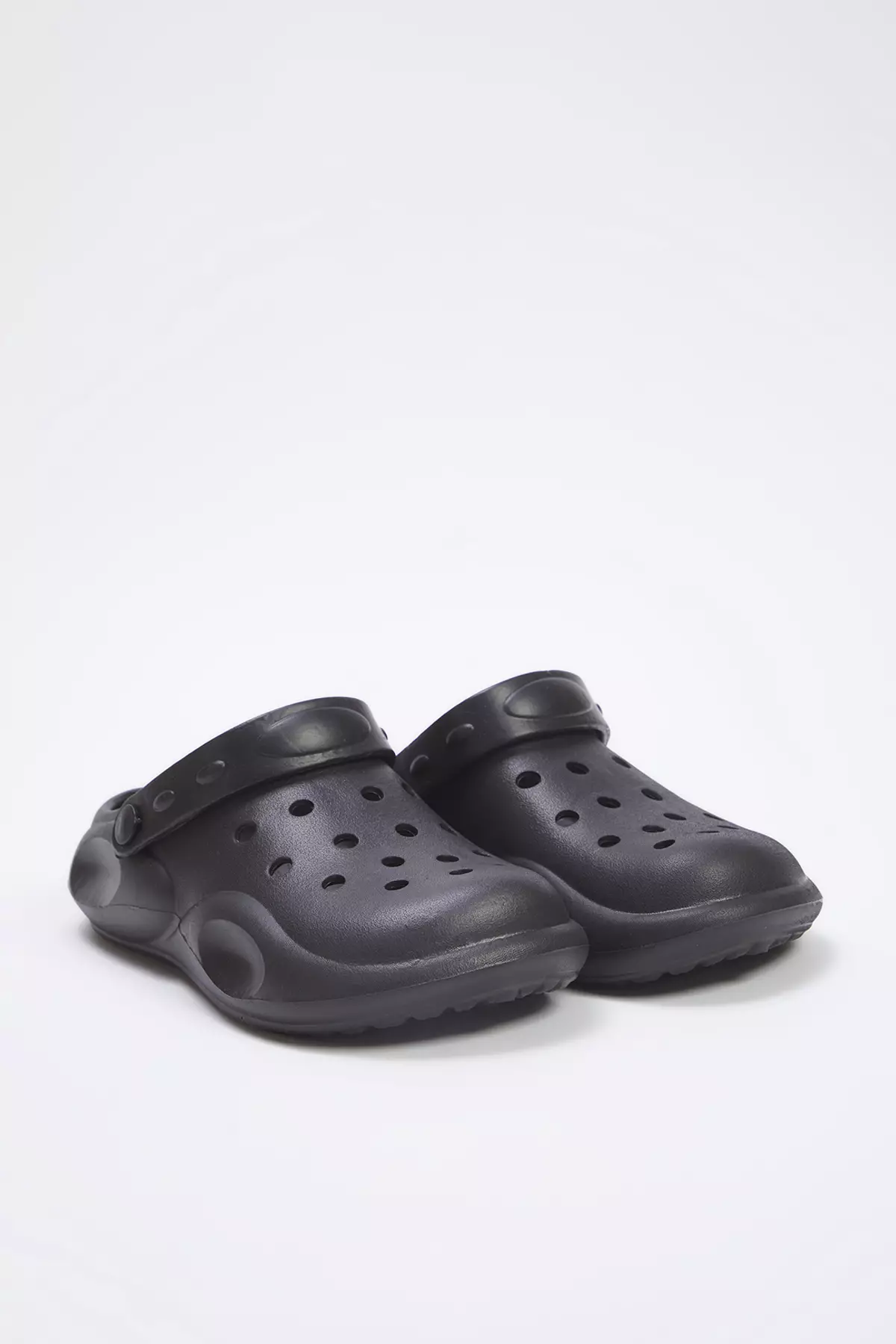 Black Light Sole Eva Women's Flat Closed Front Sandals Slippers Takss25Sd00031