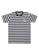 Third Day MTH50 Third Day Kaos Stripe Pria Black White Tido Dakir T-shirt Unisex A03E4AA4EA303CGS_5
