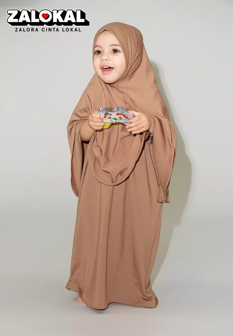 Shameera Prayer Set Kids Series 2 Hazelnut (1-2 Tahun)