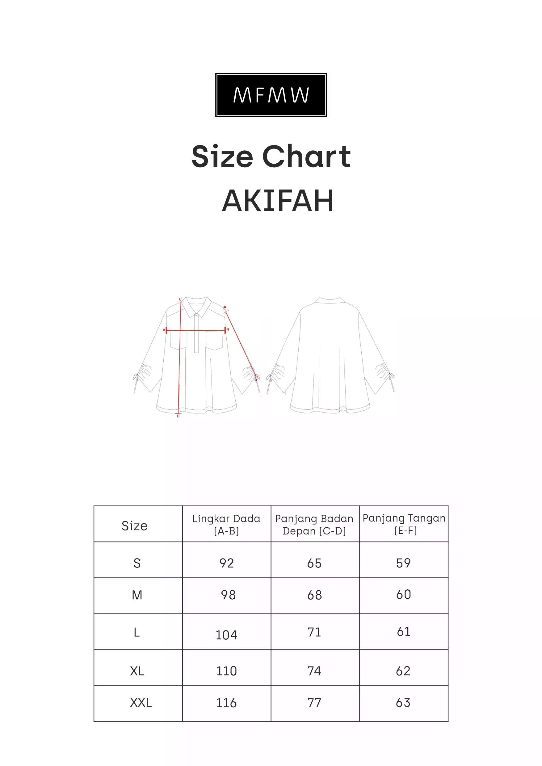 MFMW Akifah Atasan Blouse Dark Grey