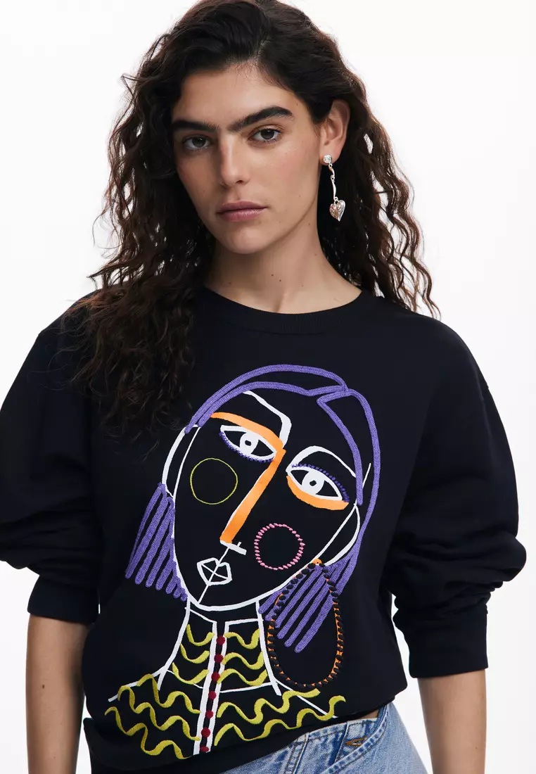 Women's printed sweatshirt
