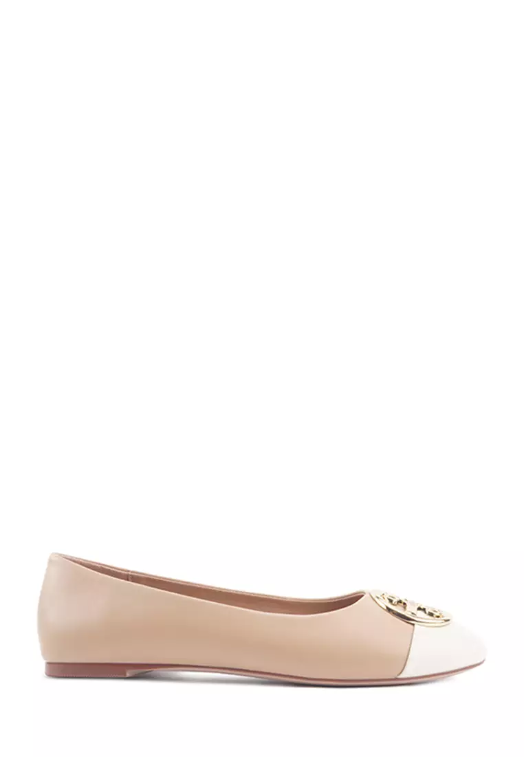 Discount on Nine West  shoes - SKU: Nilda Cap Toe Ballerinas Nude