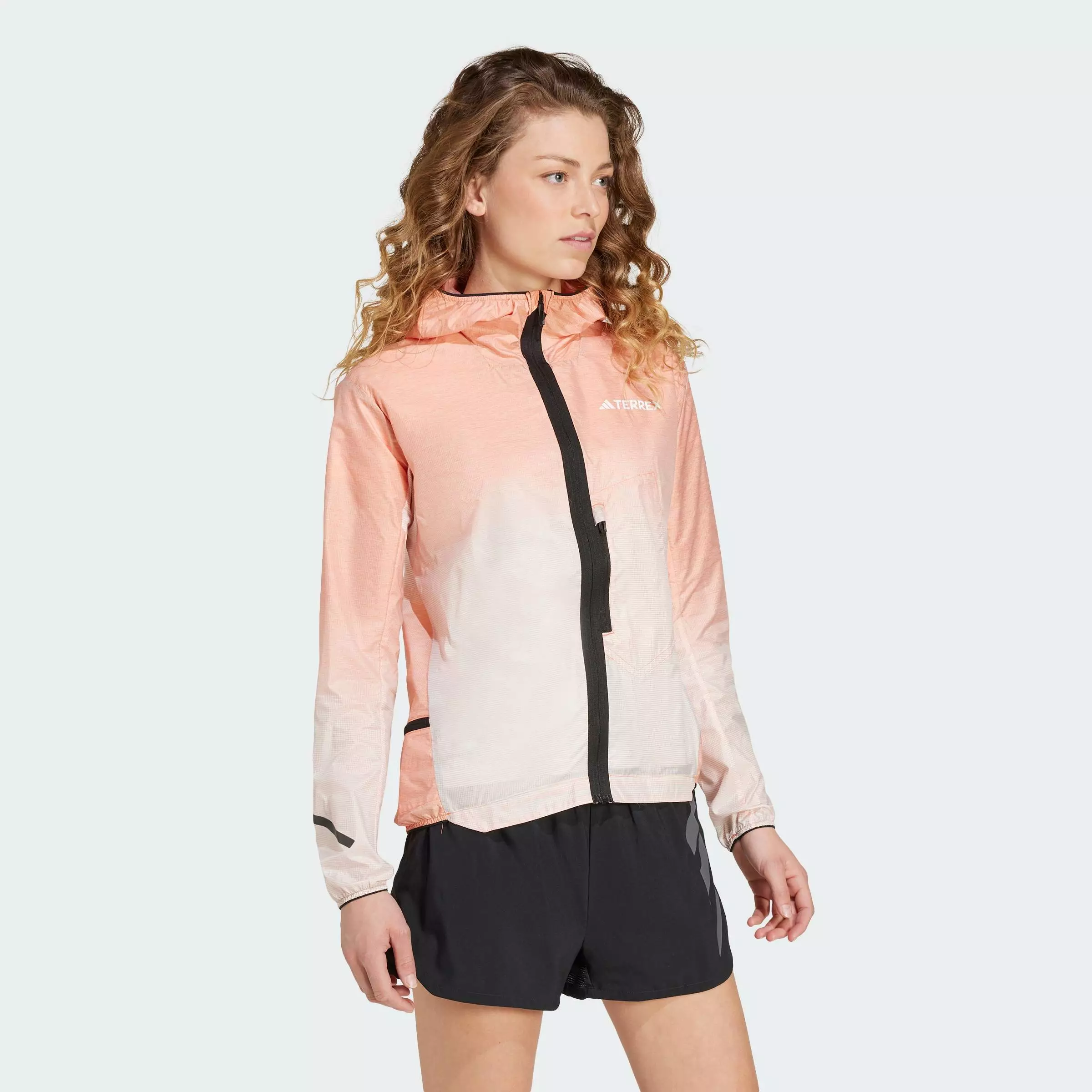 Hiking Terrex Xperior Light Windweave Jacket Women Orange IT3435