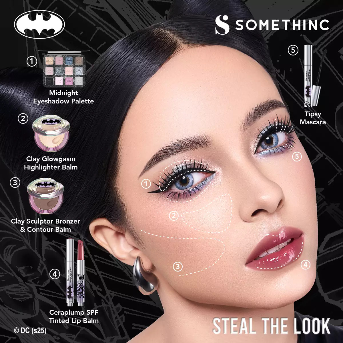 SOMETHINC Tipsy Lash Lift Lengthening Mascara - Batman Edition
