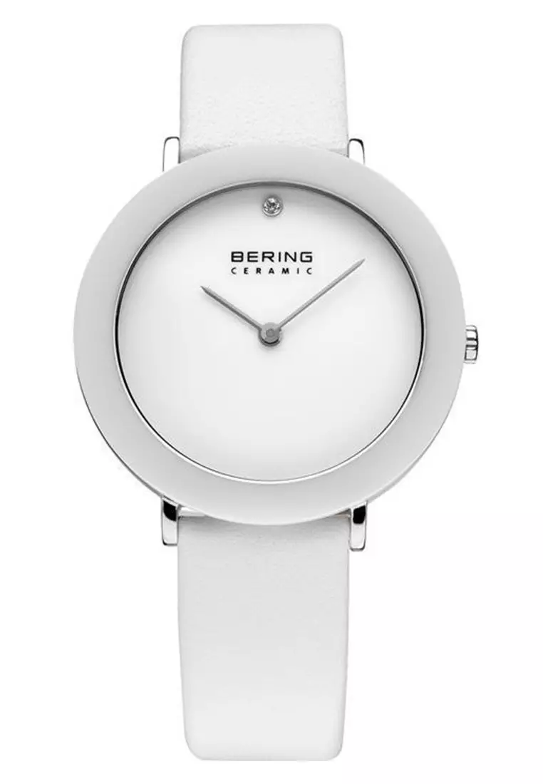 Ceramic white hot sale watch women's