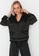 Trendyol black Tweed Fabric Detailed Hooded Oversize Jacket FAF84AAD01D8D4GS_5
