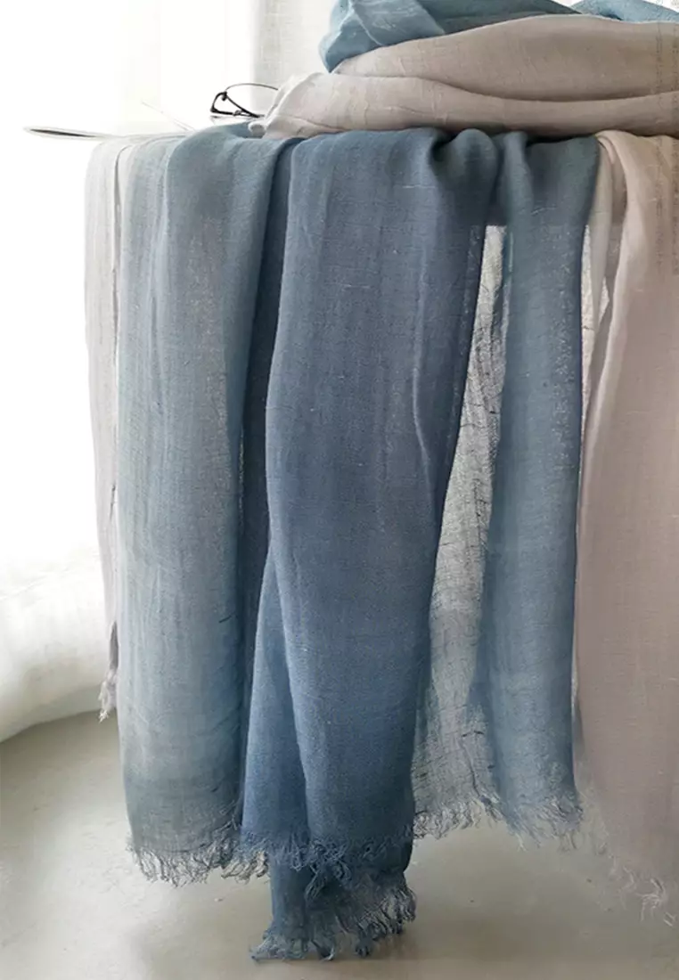 Cotton Yarn Mix Color Tie Dye Scarf JW JS-1100.a