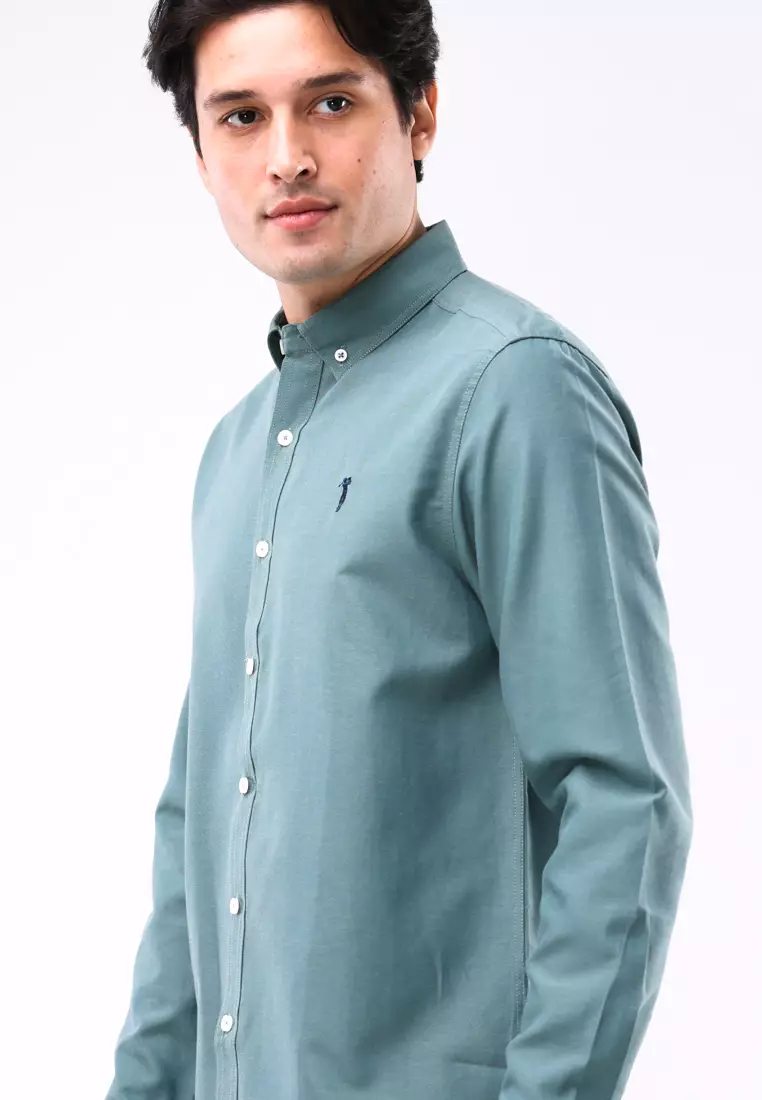 Woven Polo Long Sleeves