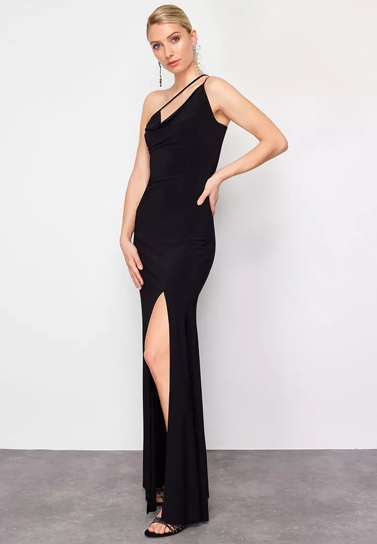 Dual slit dress clearance