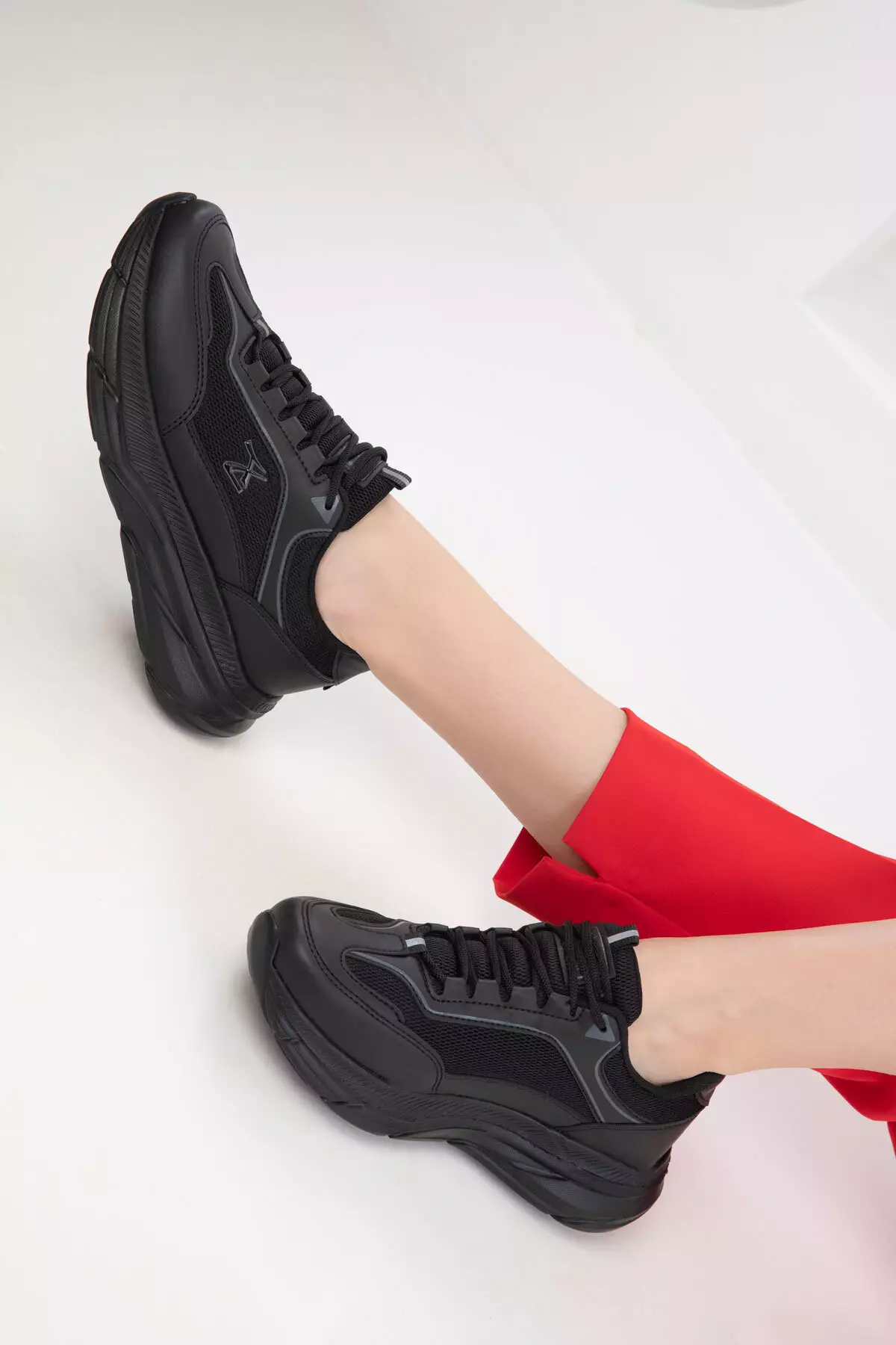 Black-Black Women's Sneaker 20414