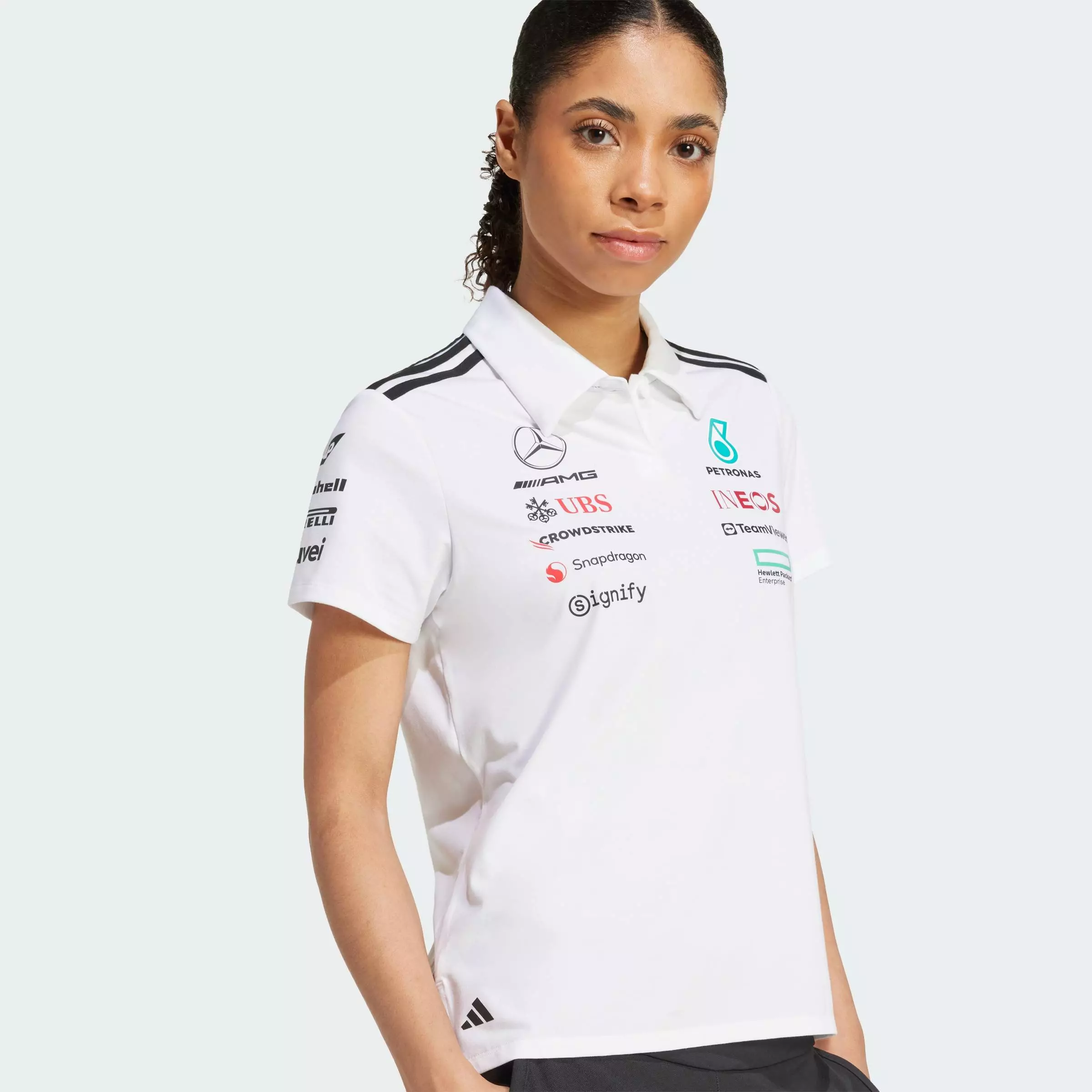 Motorsport MERCEDES - AMG PETRONAS FORMULA ONE TEAM POLO Women White JV5741