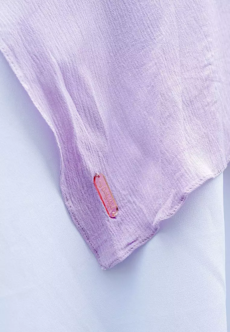 Pasmina Instan Organic Alia Lilac