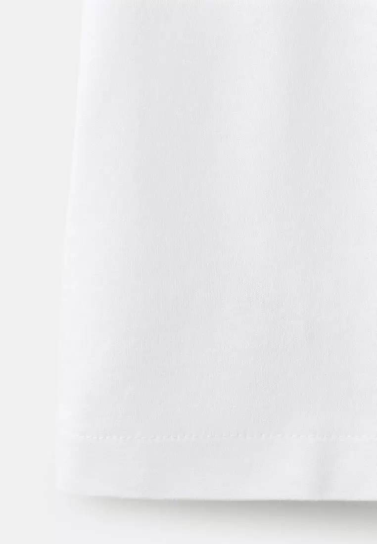 Buttoned Cotton T-Shirt