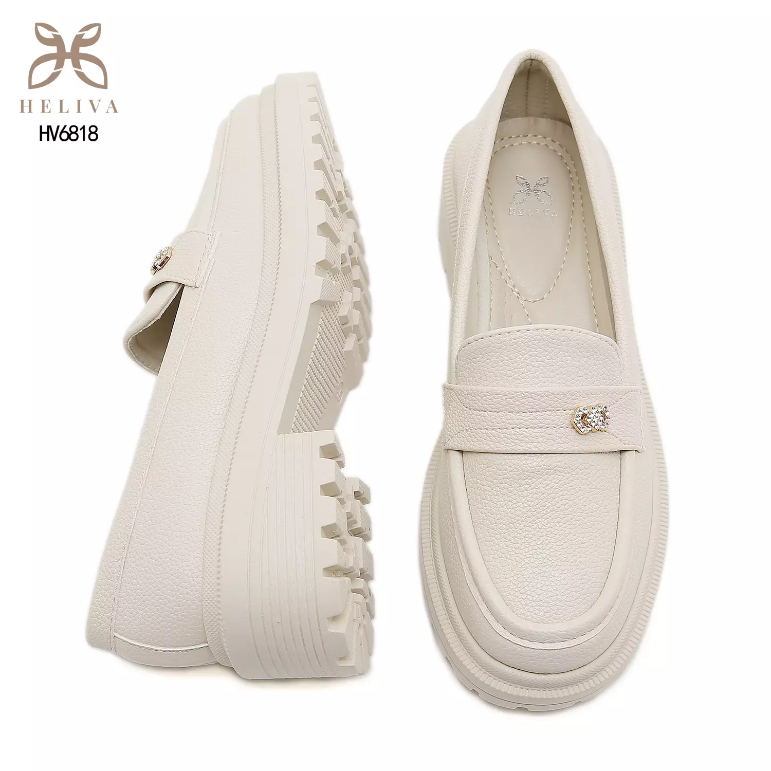 Heliva Zareen – Casual Luxe Loafers with Bold Platform HV6818