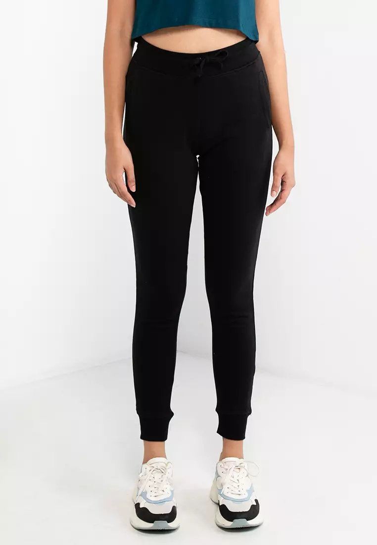 Girls skinny black online joggers