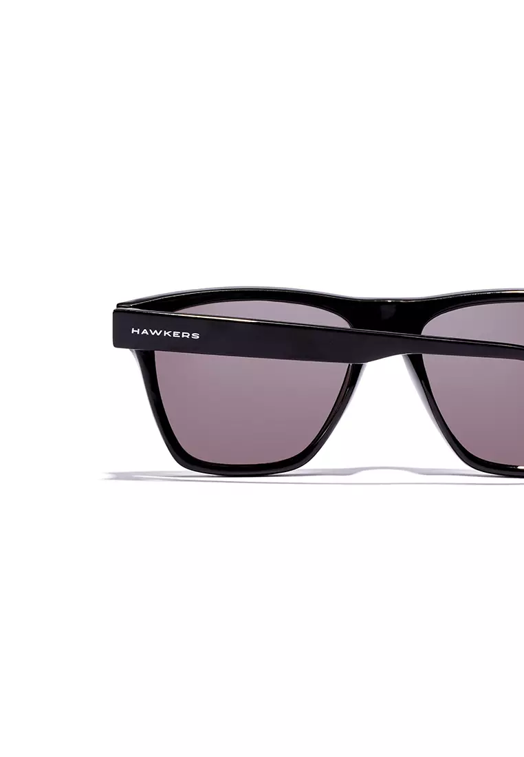 HAWKERS One Ls Rodeo Polarized Black Chrome Sunglasses For Men And Women, Unisex. Official Product Designed In Spain