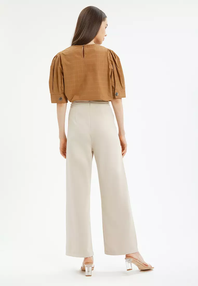 BB Canni Scuba Pants R2 IVORY Warna IVORY