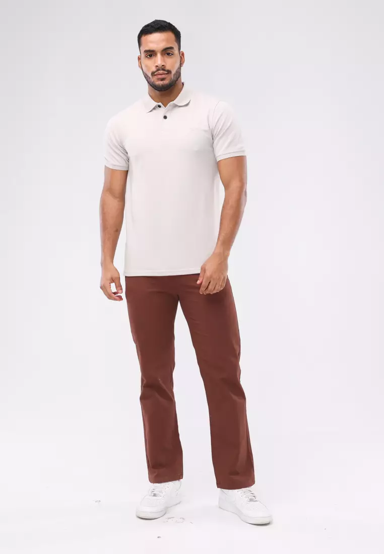 Cvc Collared Shirt Pique