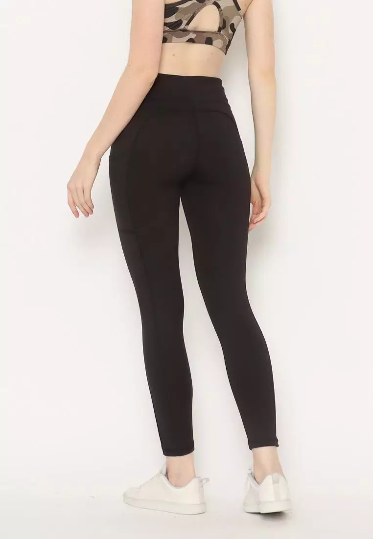 FITWEAR - AURELIA JUMBO SPORT LEGGING PART II - BLACK